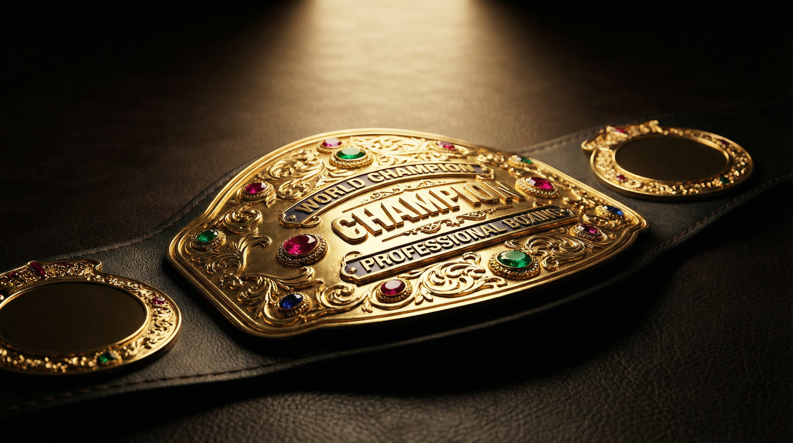 皇冠娱乐 - 冠军金腰带特写